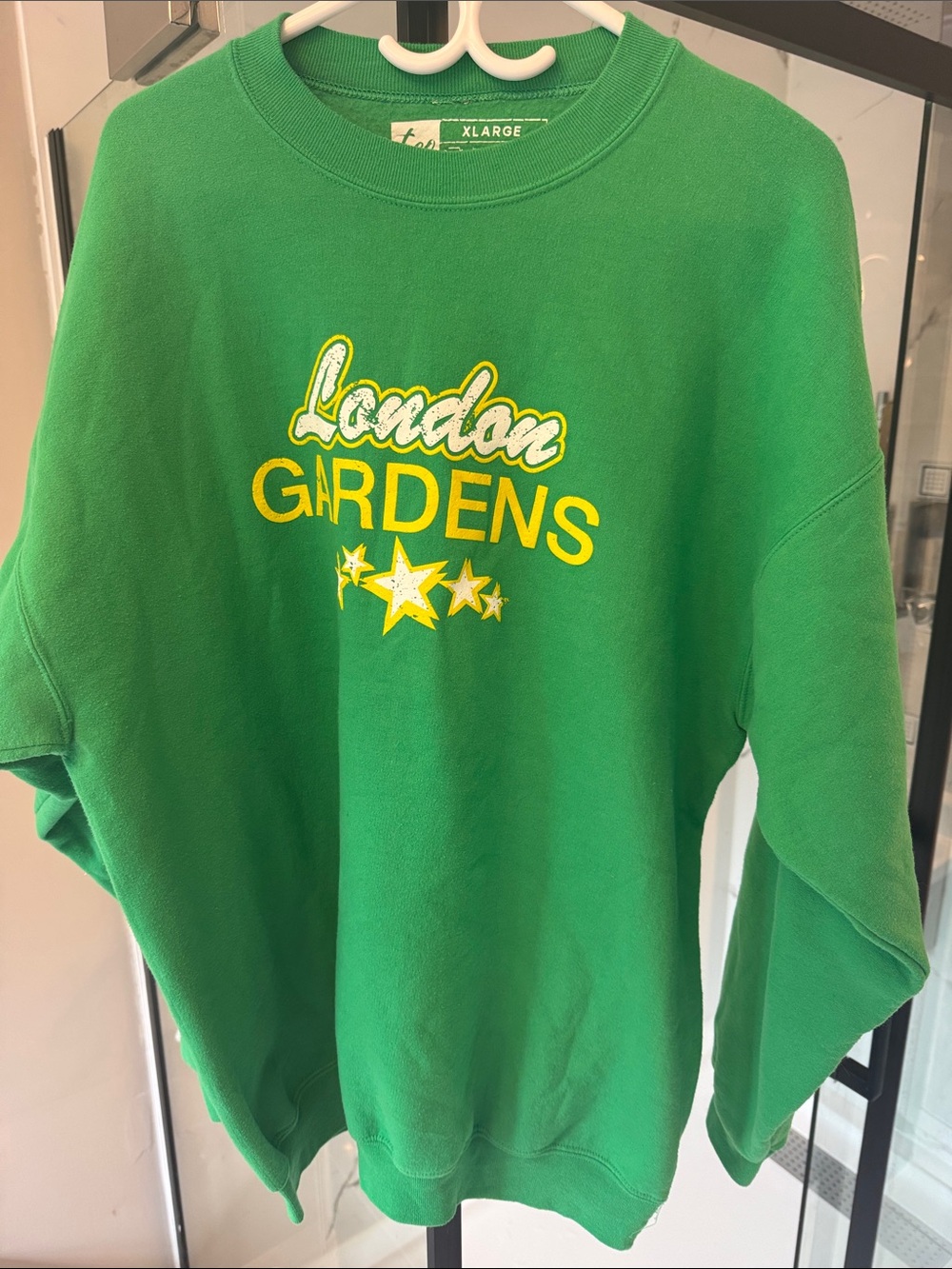 Green "London Gardens" Graphic Sweatshirt